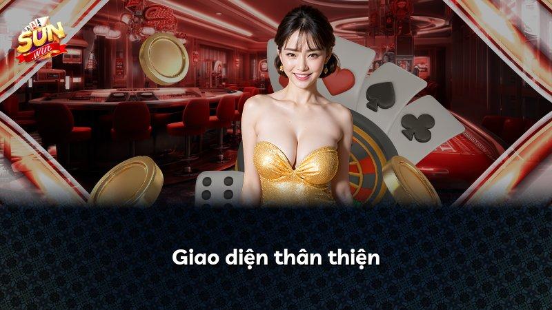 Giao diện thân thiện