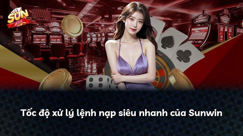 Tốc độ xử lý lệnh nạp siêu nhanh của Sunwin