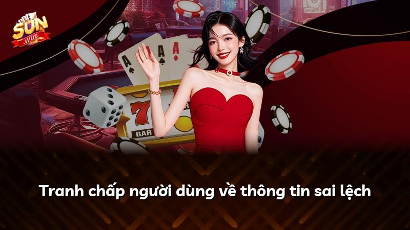 Tranh chấp người dùng về thông tin sai lệch